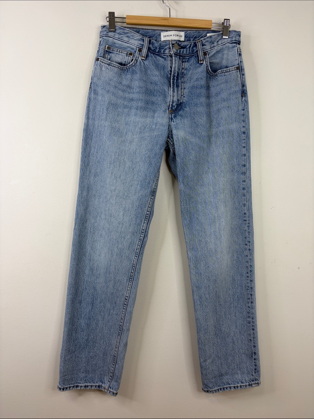 Denim Forum Jeans Women 27 x 30 The Tomboy Low Rise Baggy Light Blue 90s Aritzia
